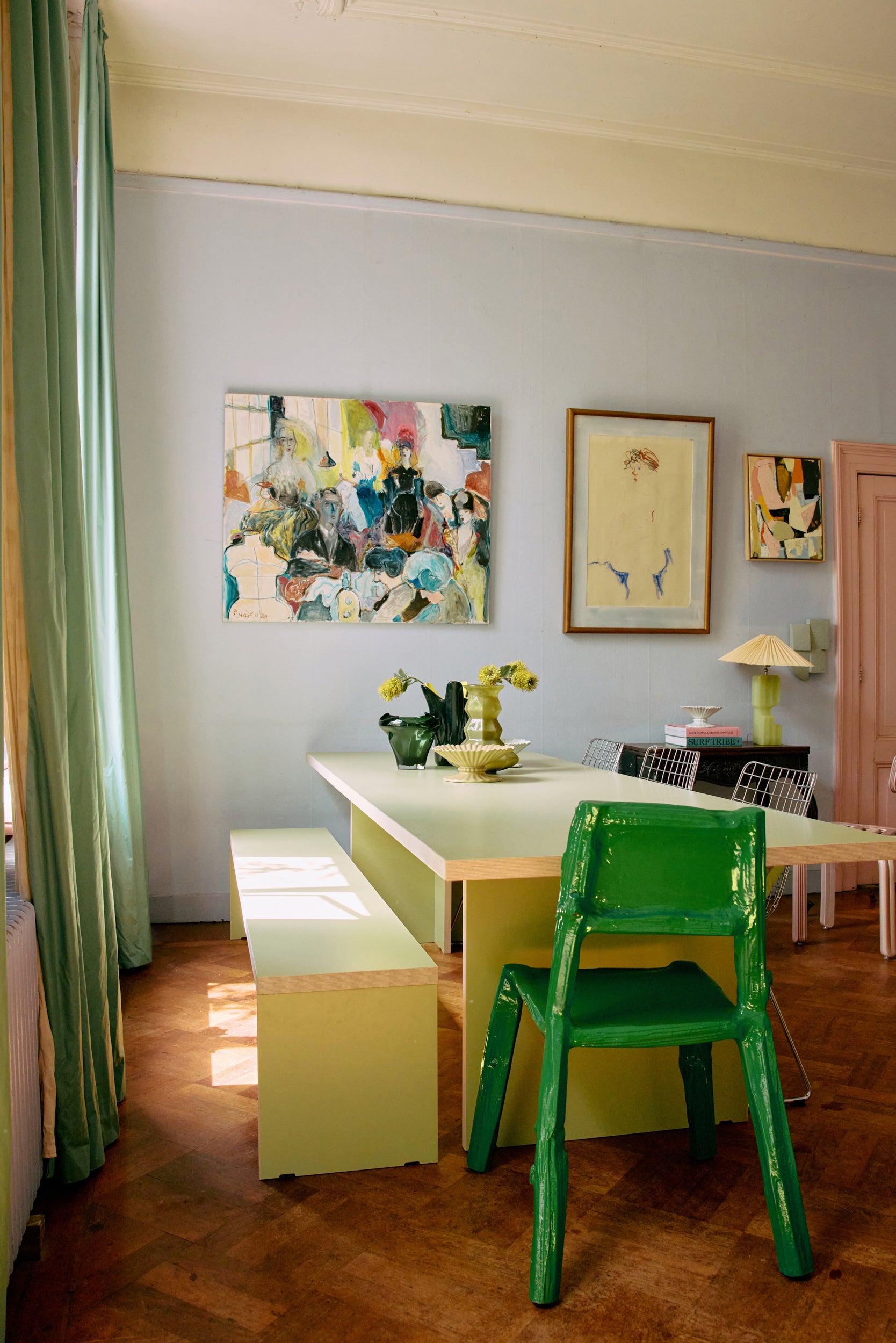 Rectangular Dining Table - Pistachio