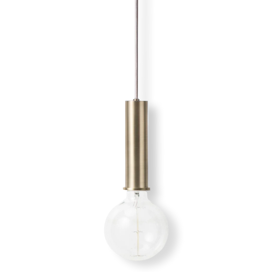 Socket Pendant High - Brass