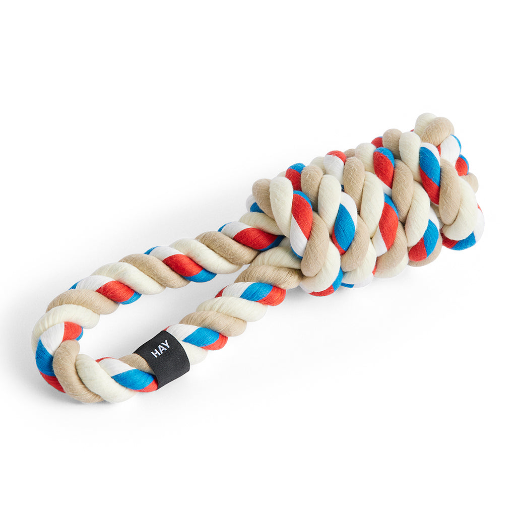 HAY Dogs Rope Toy - Red/ Turquoise/ Off-White