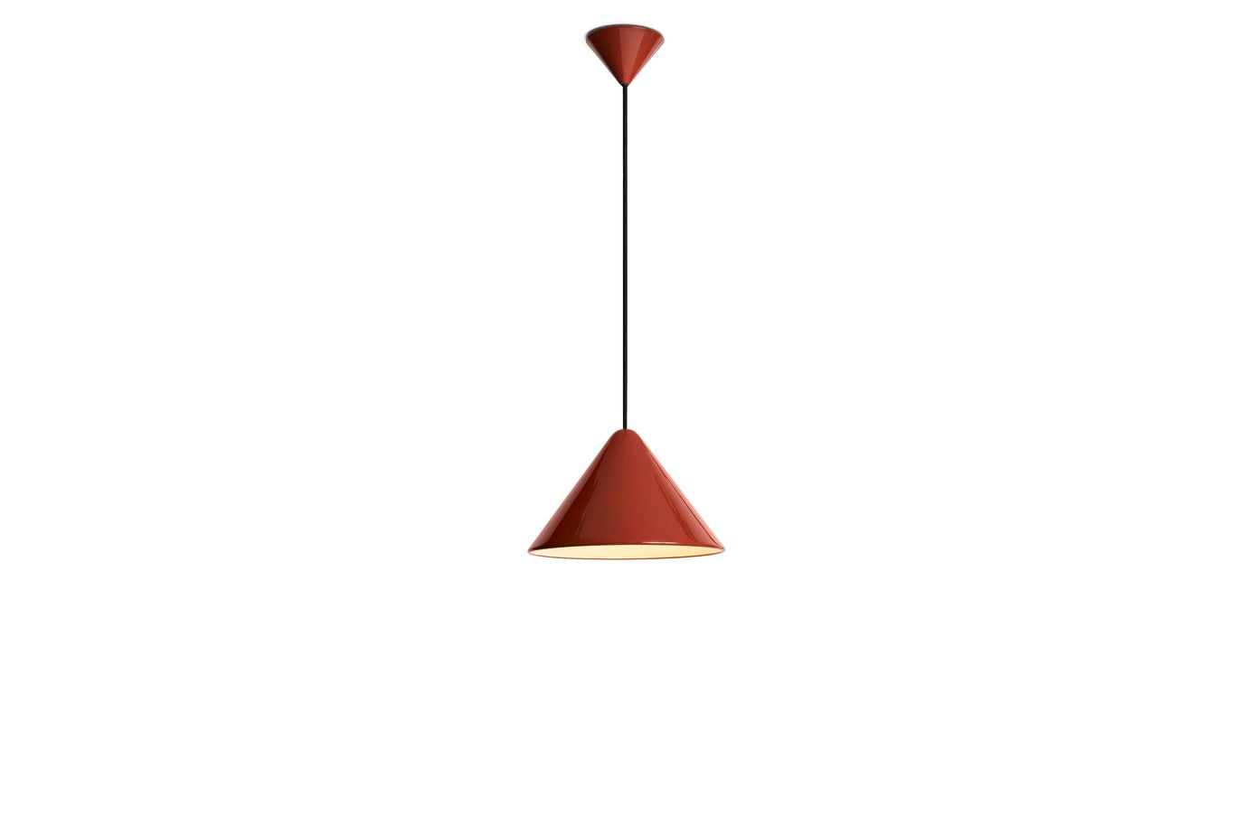 Compass Pendant - Pompeian Red
