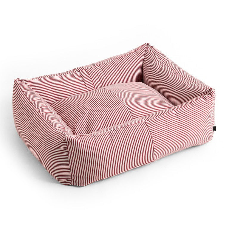 HAY Dogs Bed Zip - Red and white stripe