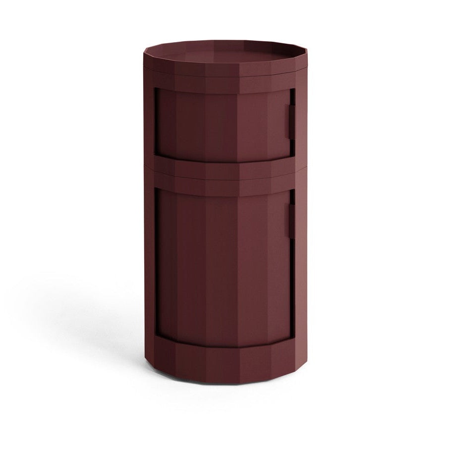 Facet Cabinet 110 incl. feet and castors - Burgundy
