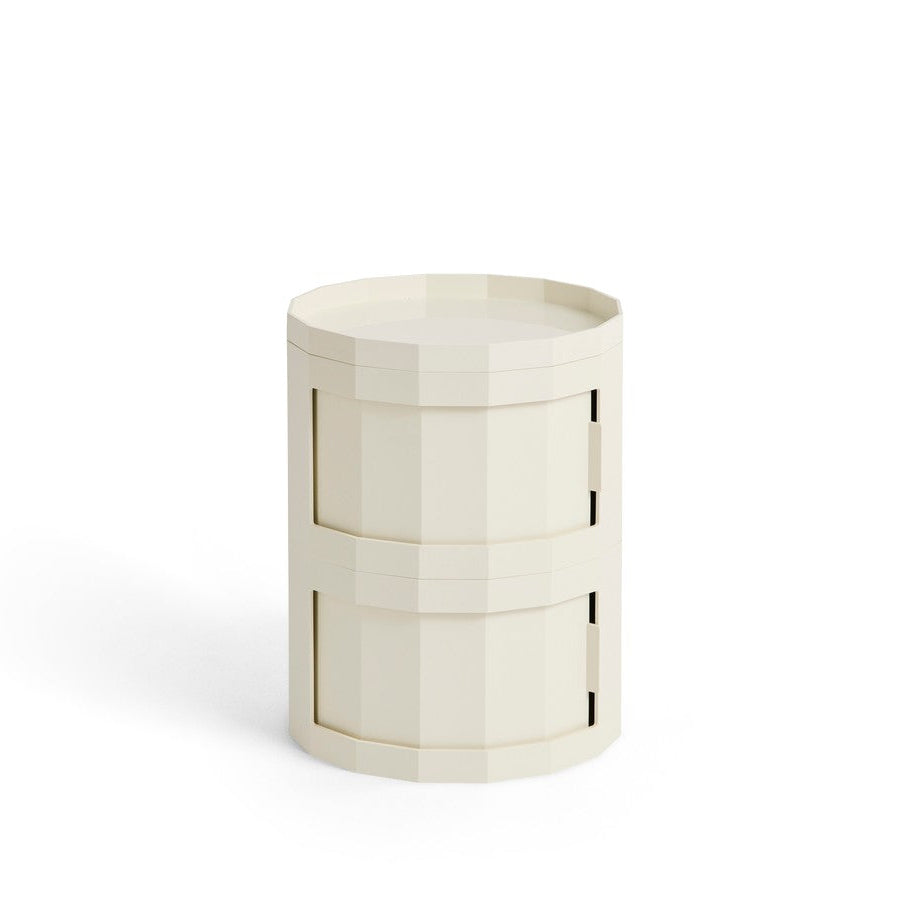 Facet Cabinet 20 incl. feet and castors - Eggshell