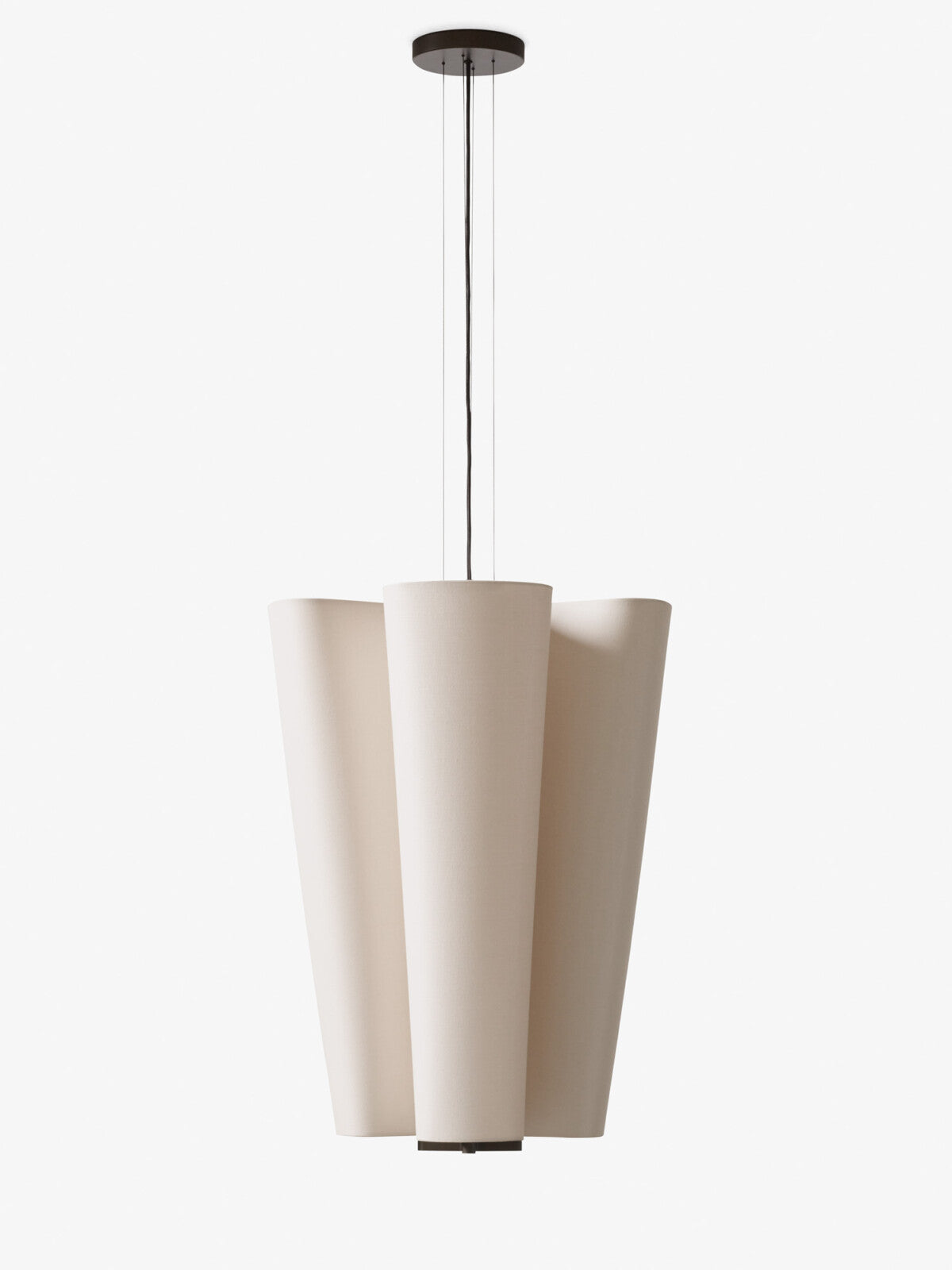 Bella SC115 Chandelier - Bronzed & Soft Canvas