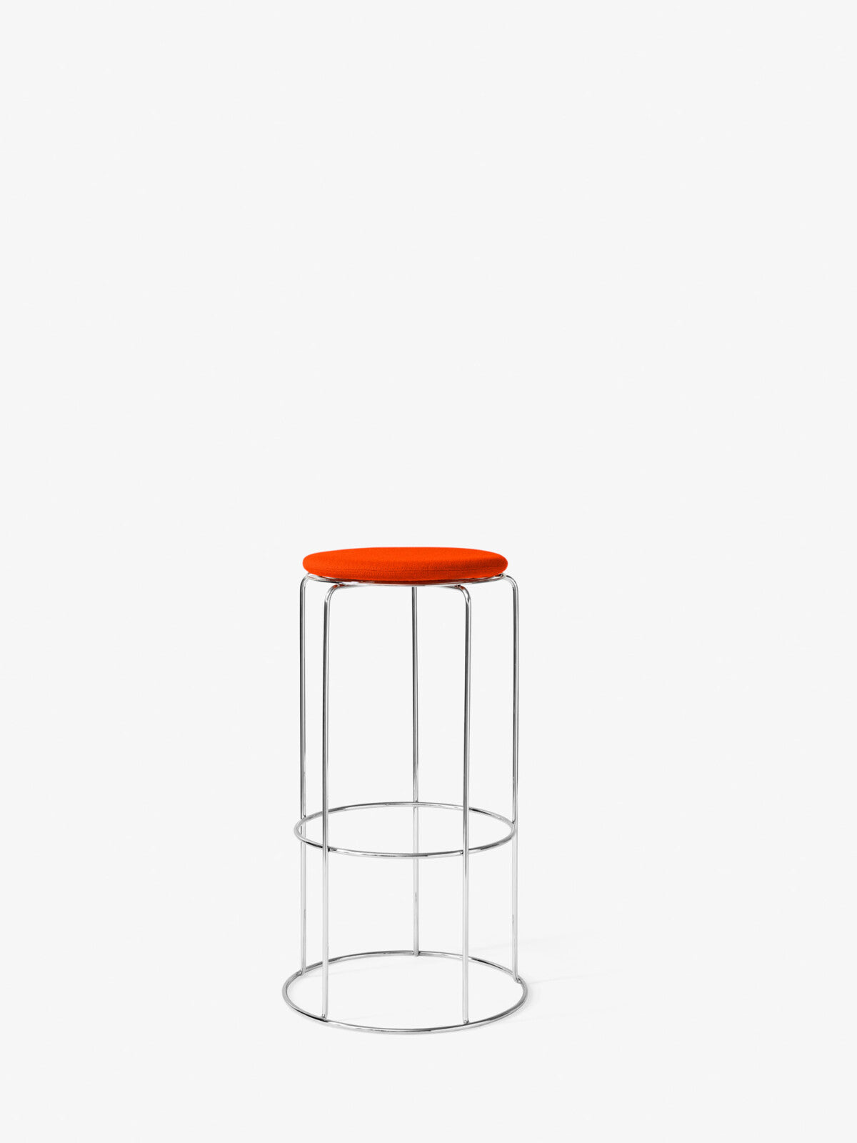 Scaun de bar Wire VP16 - Mirror Polished Steel