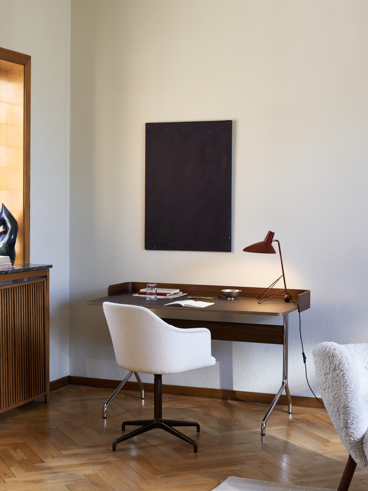 Rely Meeting Chair HW41 - 4-Star Swivel Base - Fully Upholstered with Seat Pad