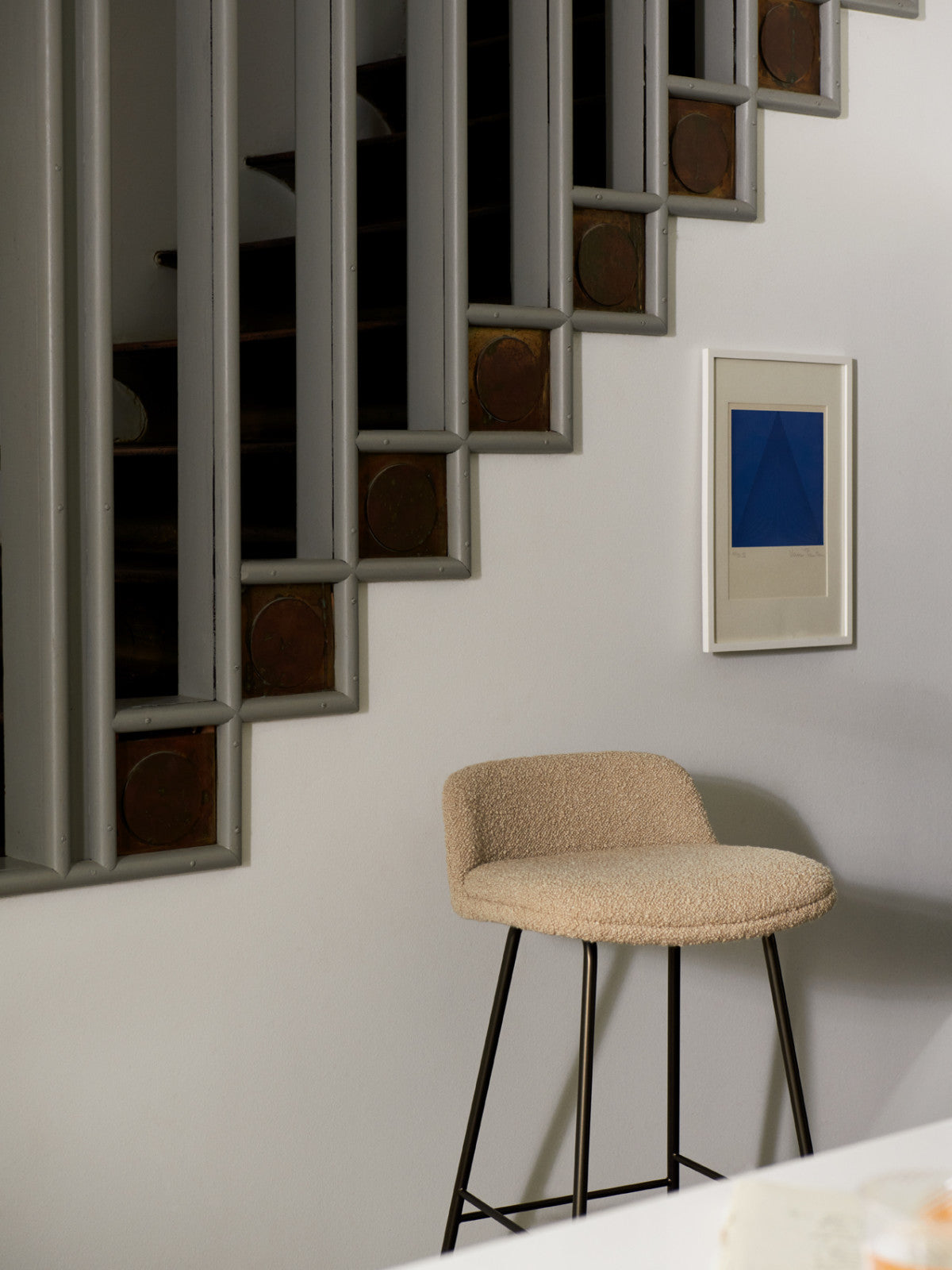 Rely Counter Stool HW84 - Fully Upholstered with Seat Pad