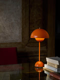 Flowerpot table lamp VP3 - Zesty Orange