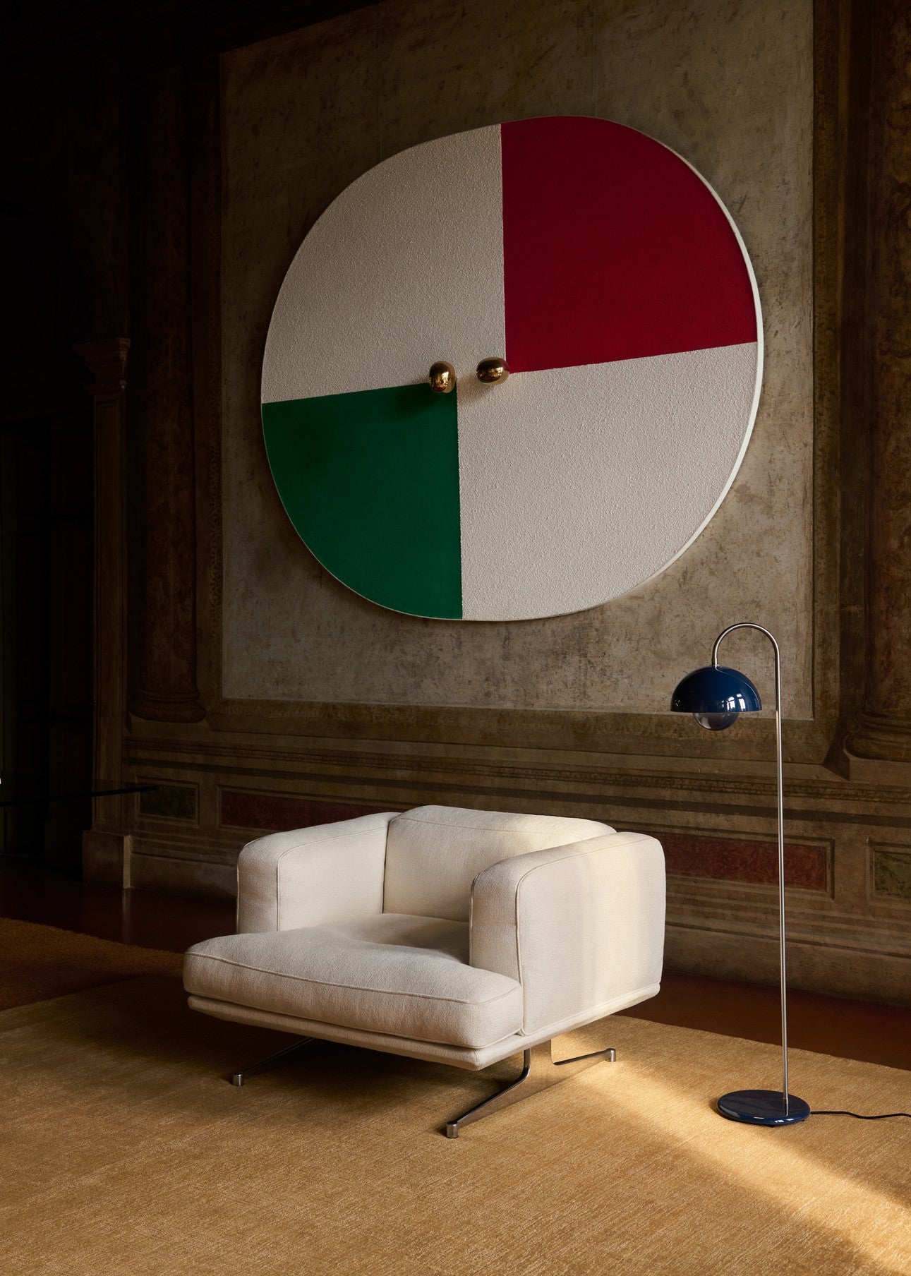 Inland AV21 Lounge Chair - Chrome legs
