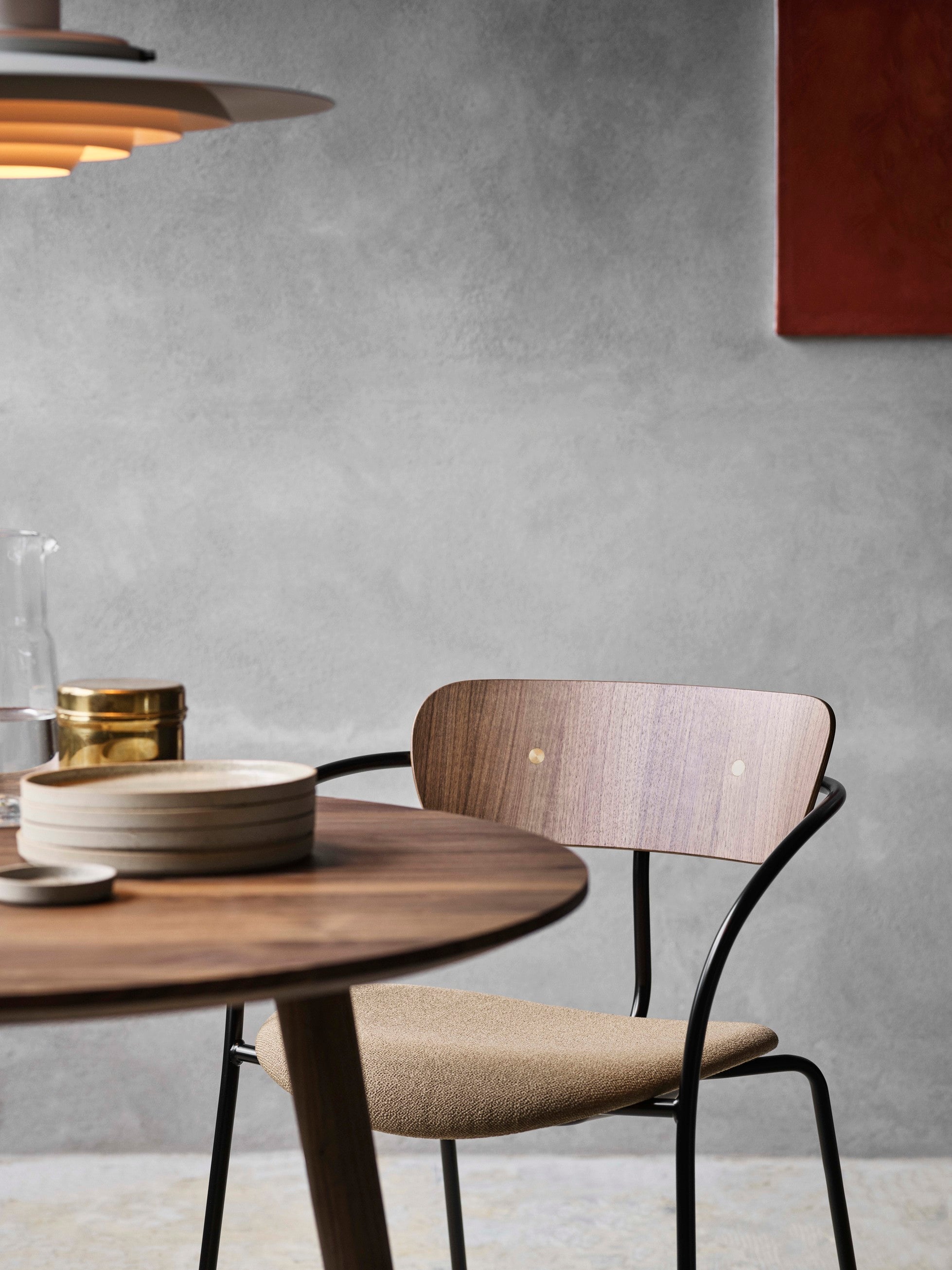 Pavilion AV4 Chair - Lacquered Walnut