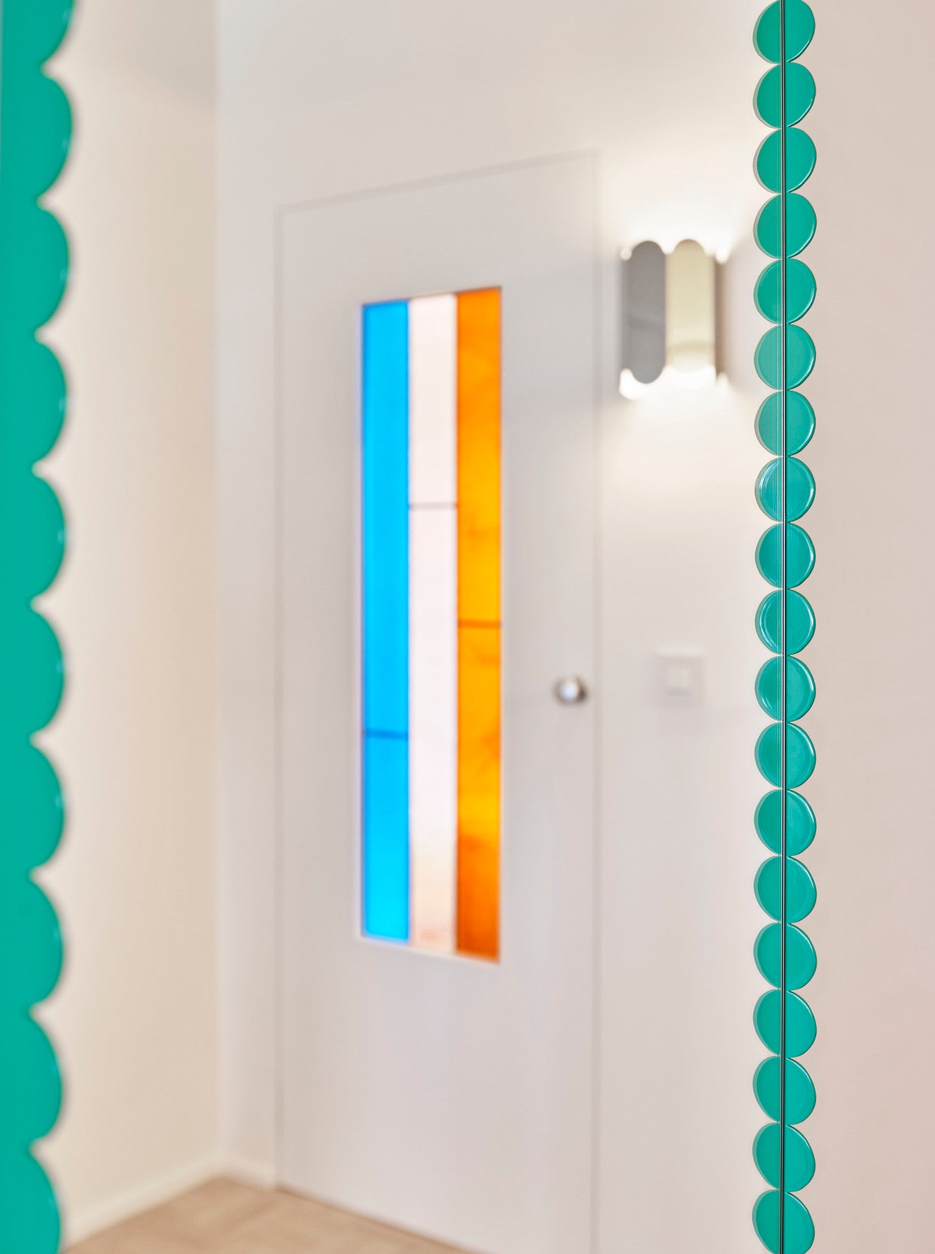 Arcs Mirror Rectangle M - Green