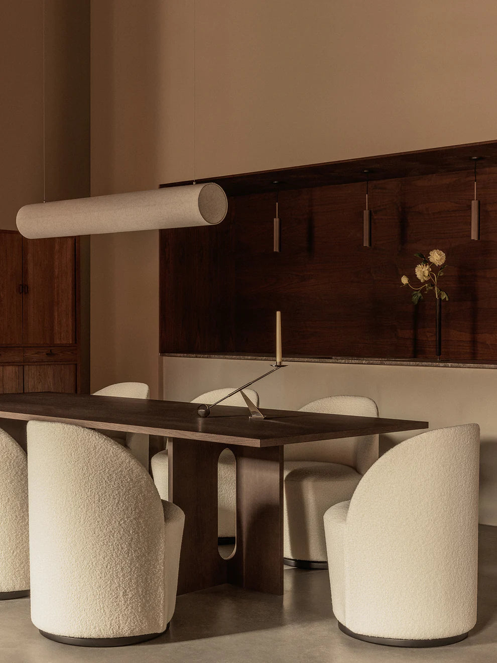 Hashira Linear Pendant Lamp, Raw