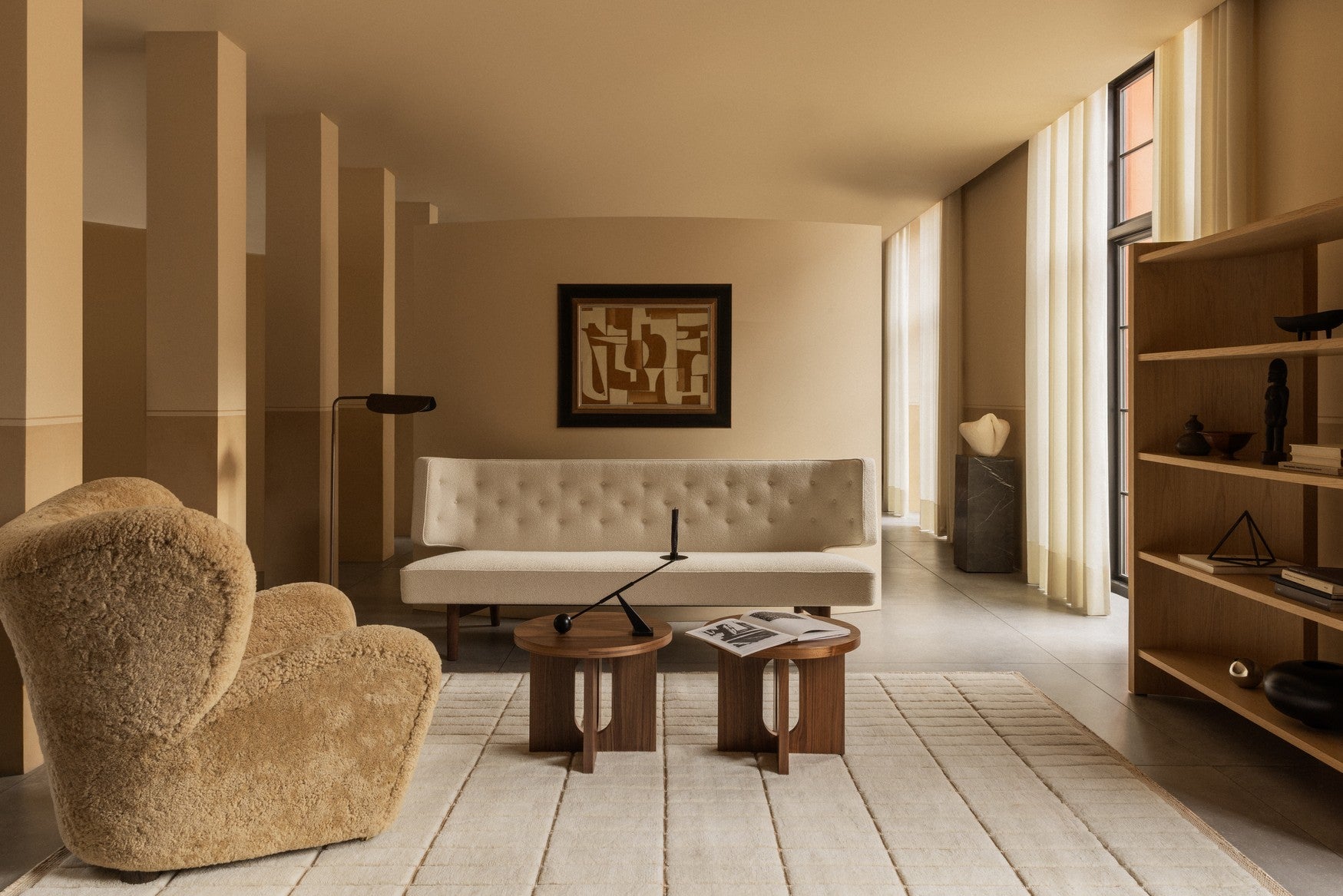 Tile Rug - Ivory tiles