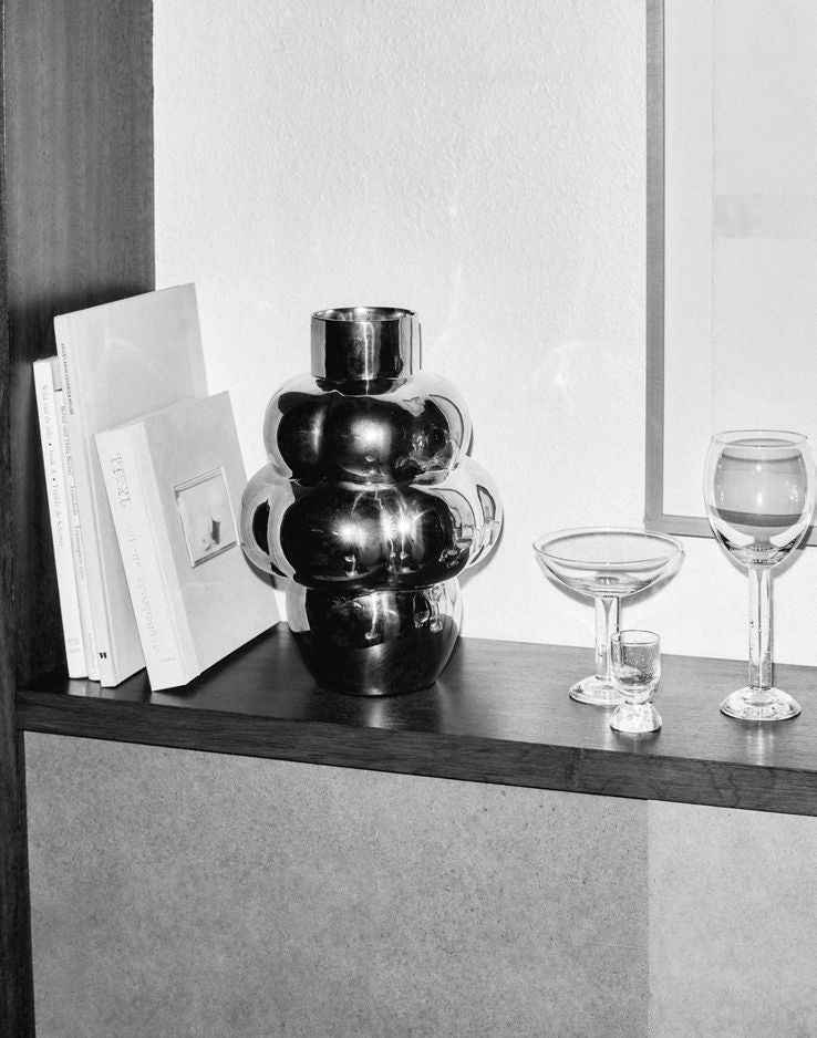 Bubble Glass, Champagne Coupe, plain top