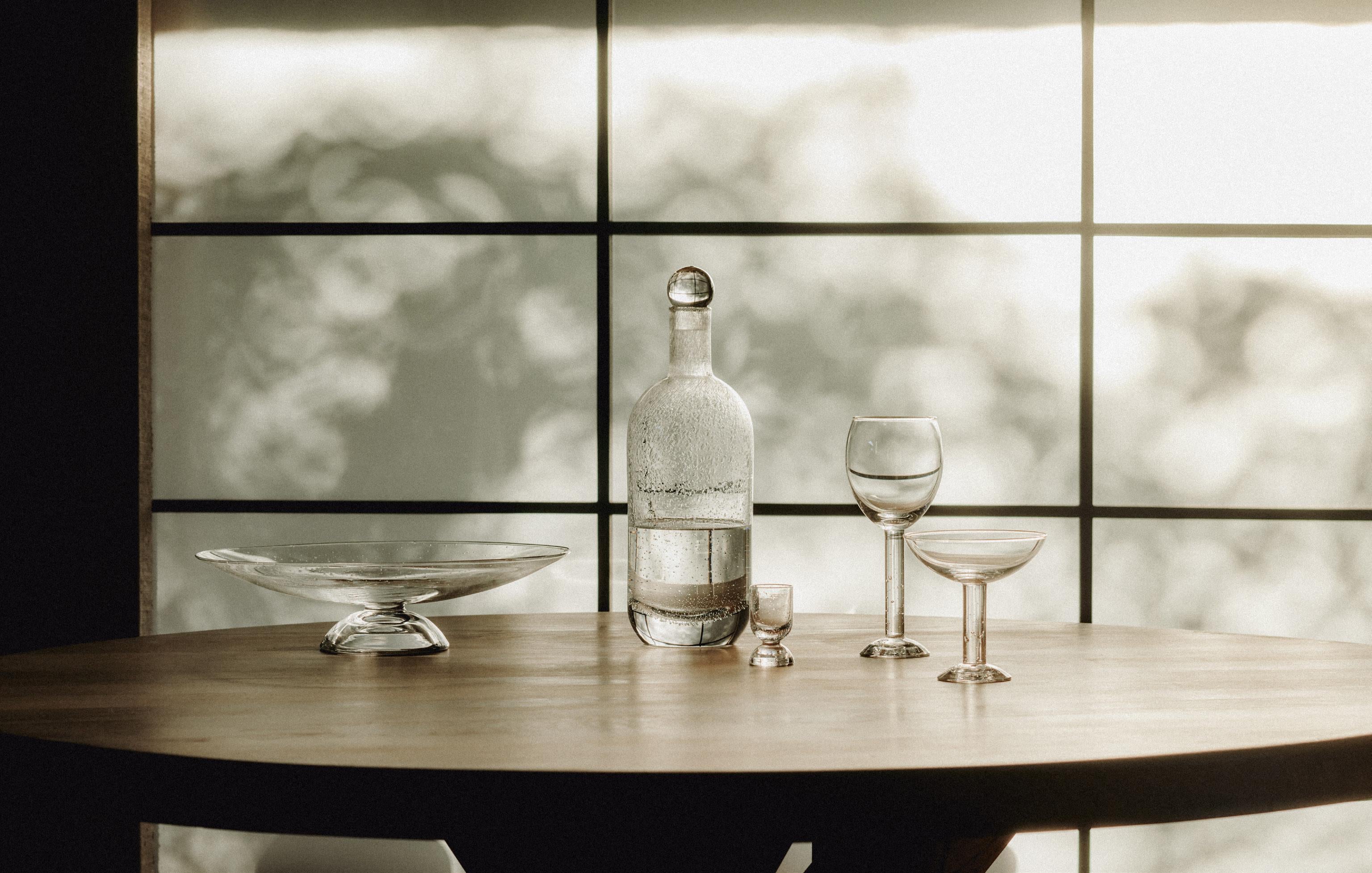 Bubble Glass, Grape Tray