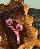 Cane Ornament - Wide Candy Stripes