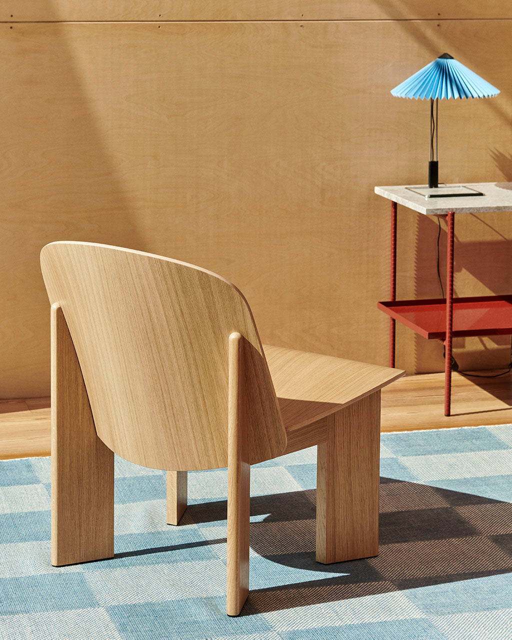 Matin Table Lamp - Mirror - Placid Blue