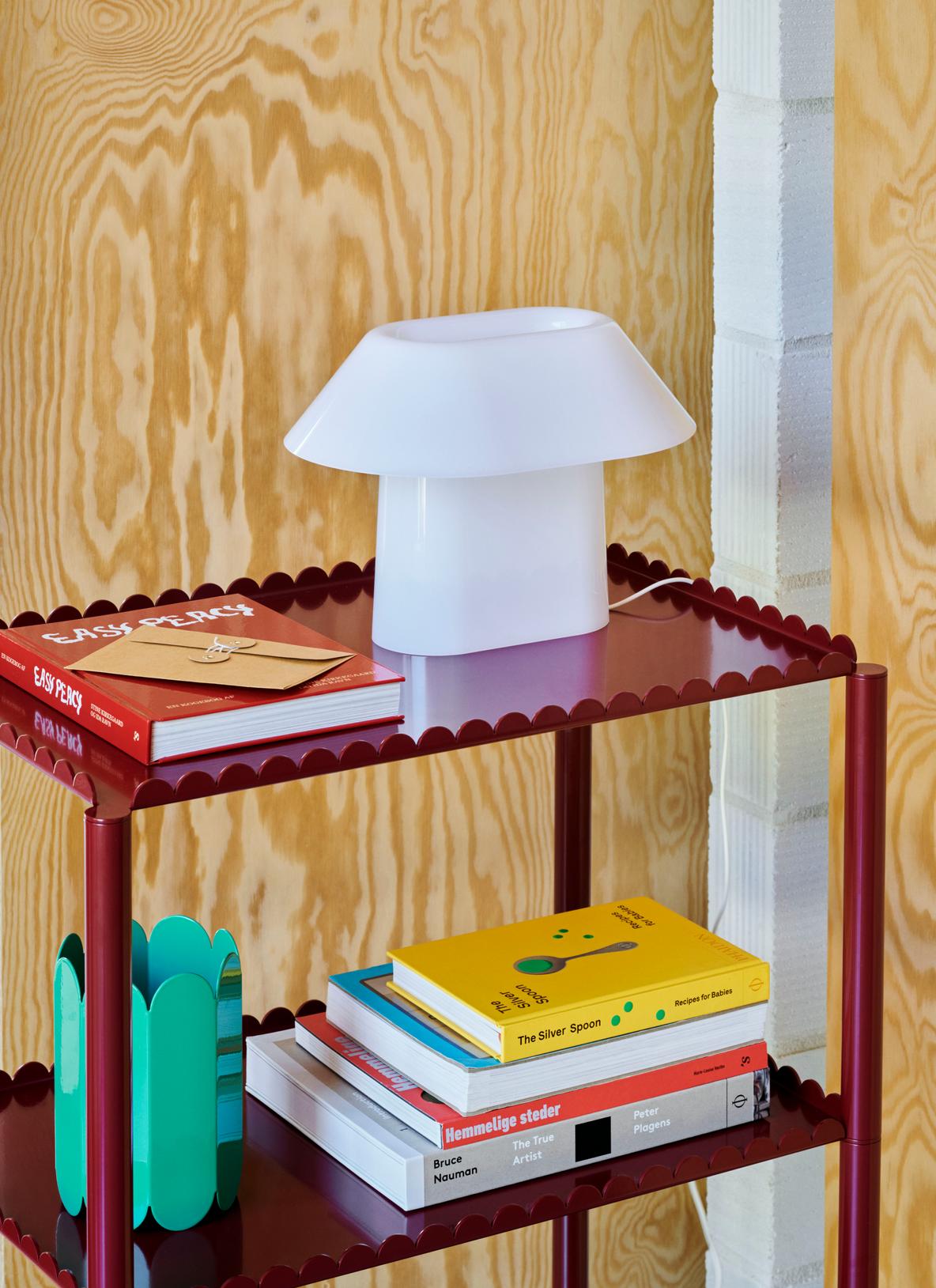 Drome Table lamp - White opal Acrylic