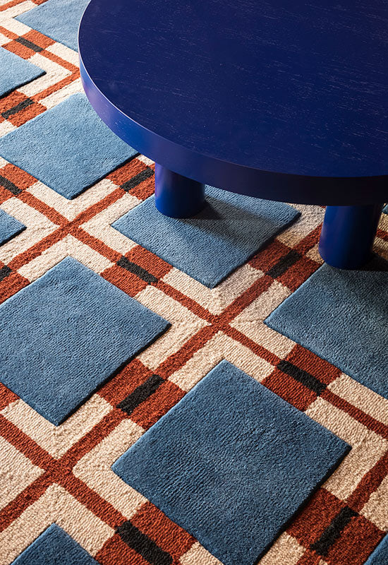 Evelina Kroon Wool Rug - Berry Rain