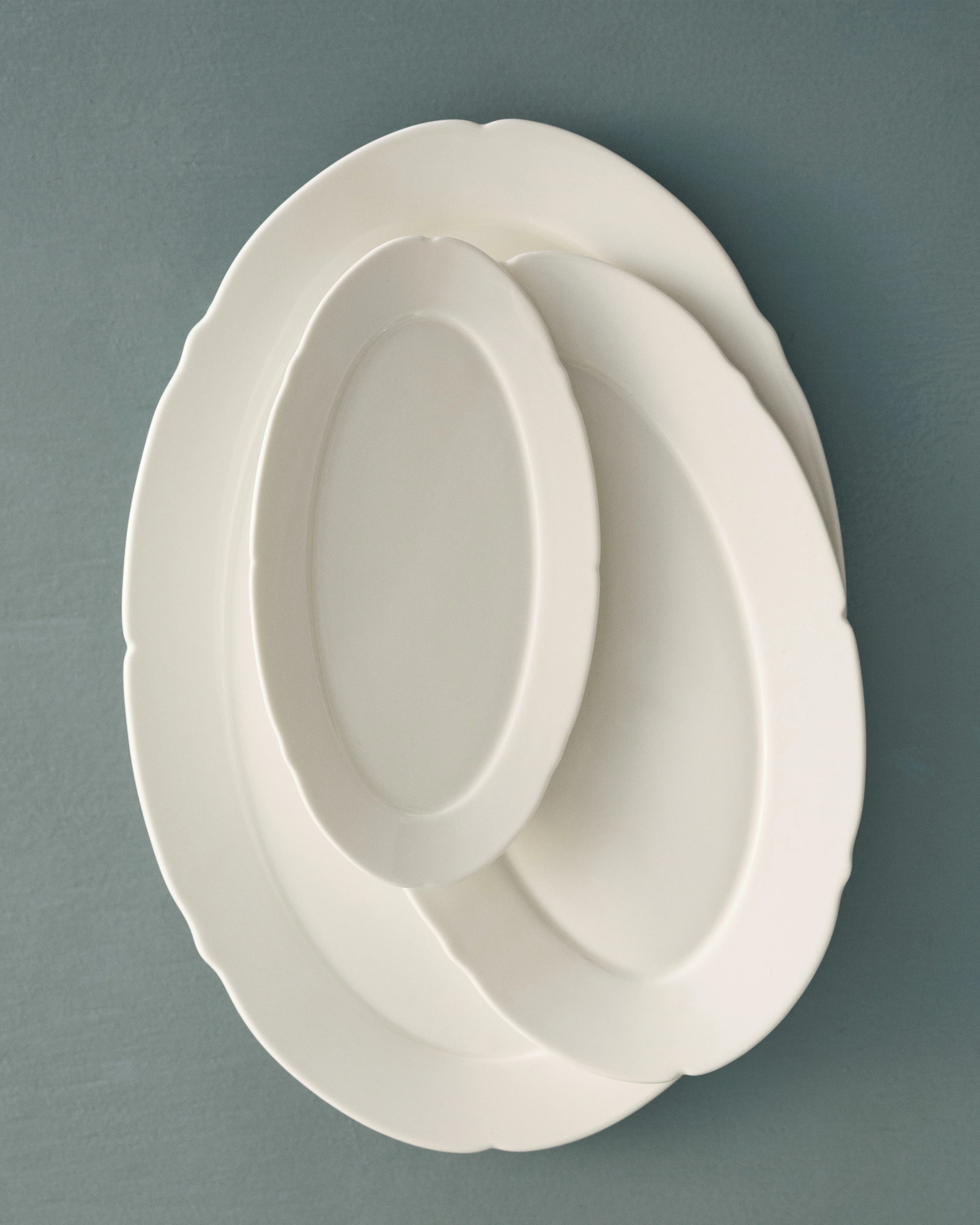 Silhouette Oval Plate L24.5 cm - Set of 4