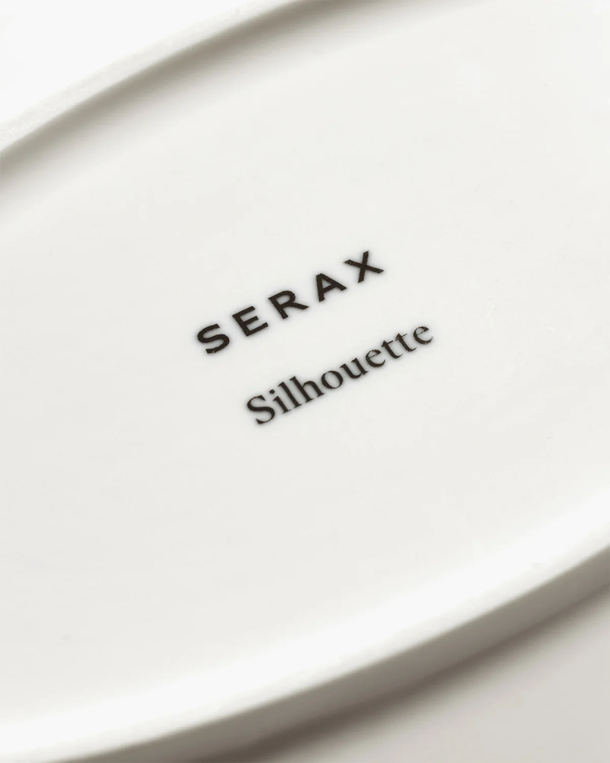 Silhouette Oval Plate L24.5 cm - Set of 4
