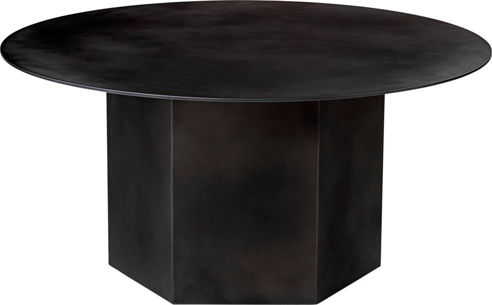 Epic Coffee Table Round - Midnight Black Steel