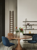 Beetle Soft Dining Chair - Fully Upholstered, Conic base