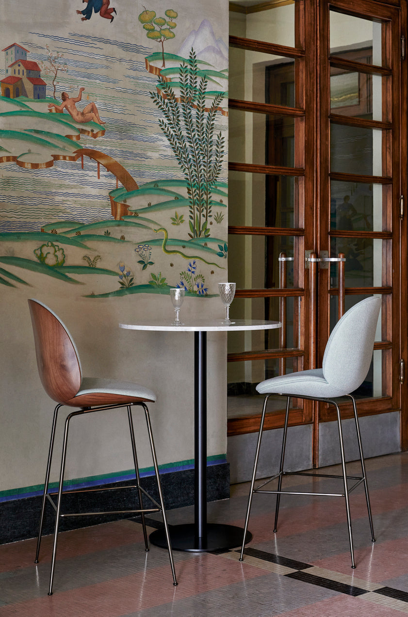 Beetle Bar Chair 3D Veneer - Front Upholstered