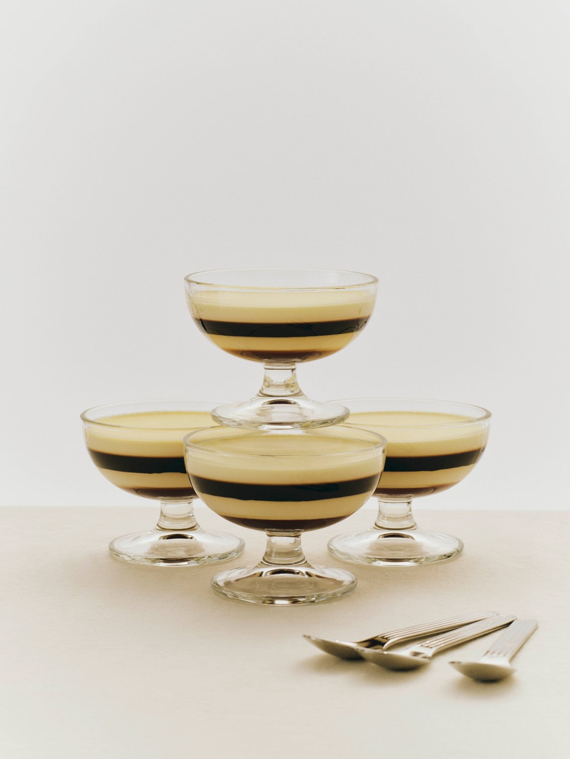Glass Dessert Bowl - Ø10,5 - Clear - Set of 4
