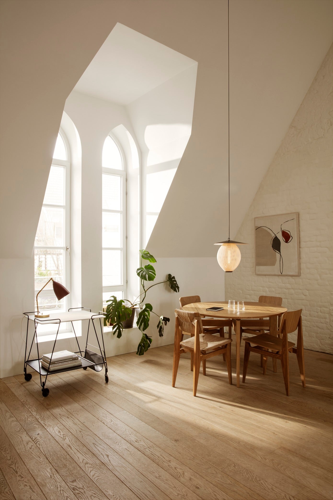Satellite Outdoor Pendant - Cream White Semi Matt