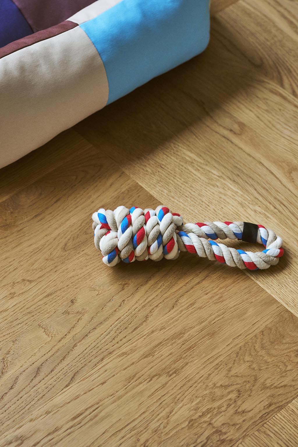 HAY Dogs Rope Toy - Red/ Turquoise/ Off-White