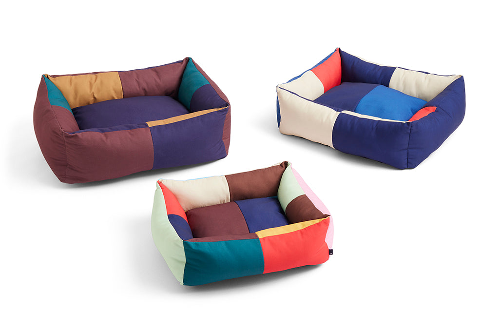 HAY Dogs Bed - Large - Burgundy, Green