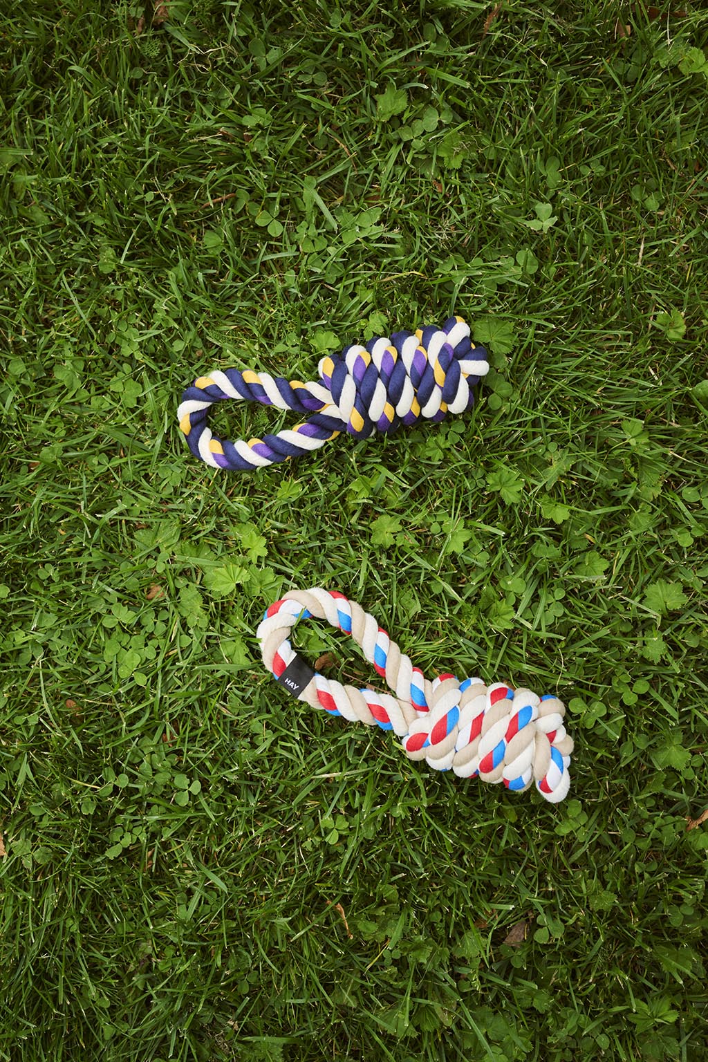 HAY Dogs Rope Toy - Red/ Turquoise/ Off-White