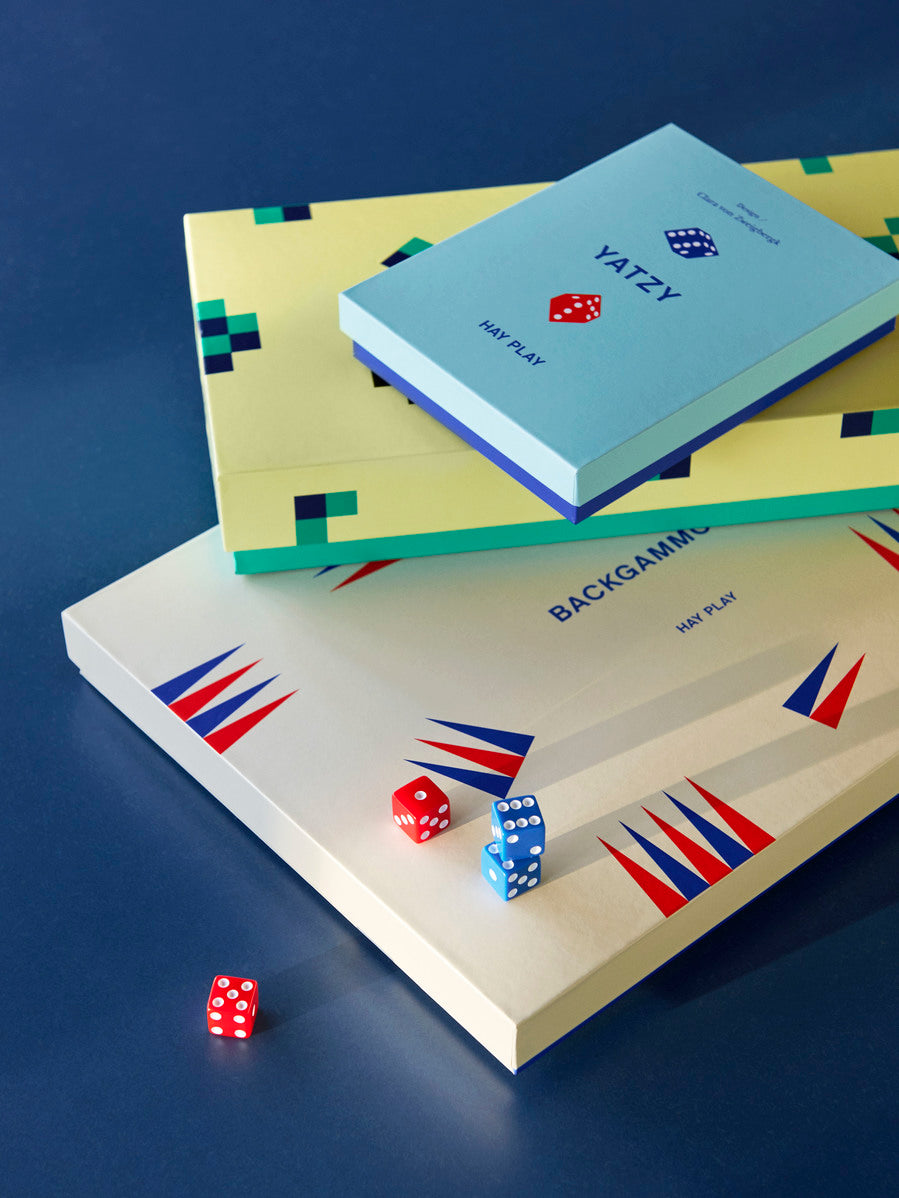 HAY PLAY - Backgammon-Off-white