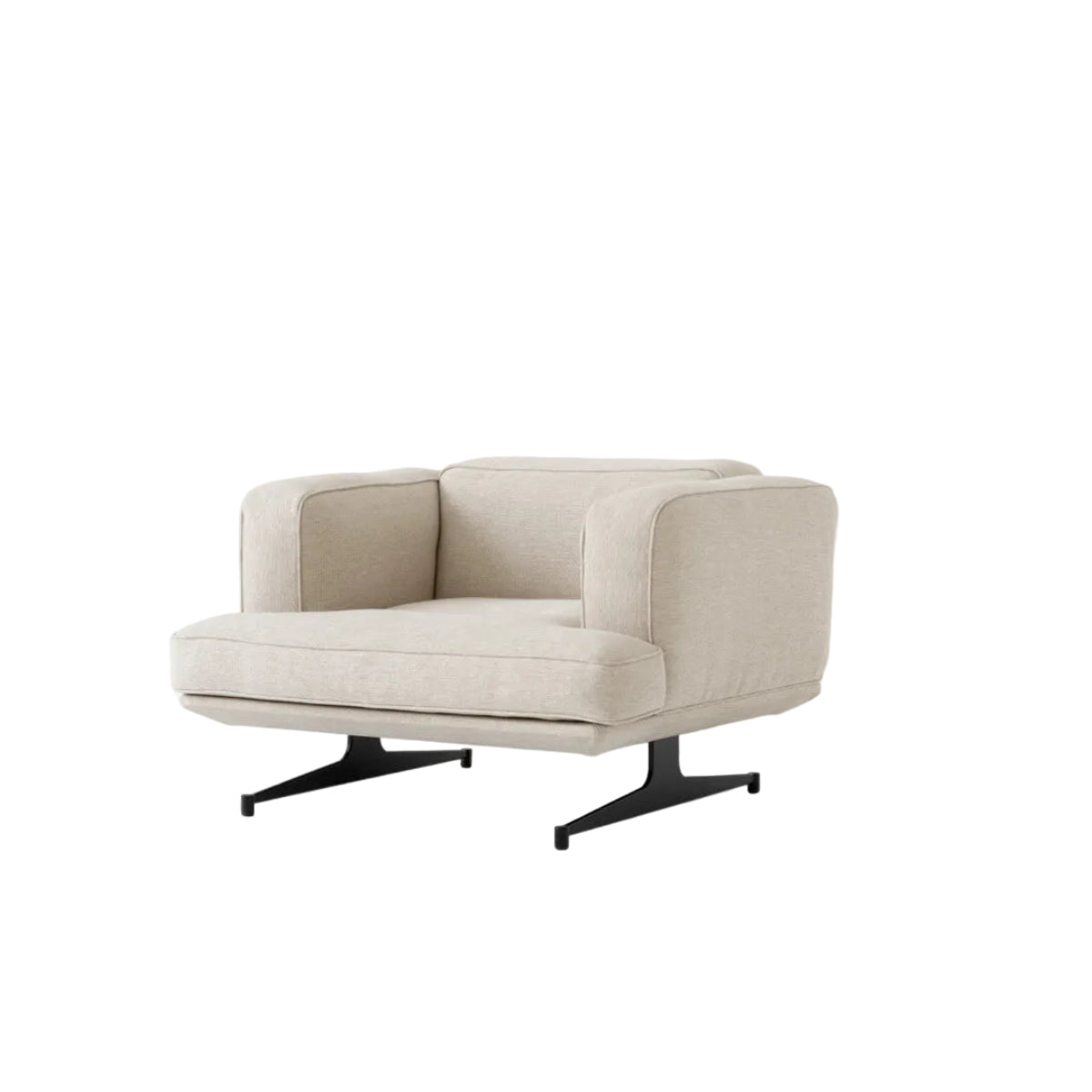 Inland AV21 Lounge Chair - Black legs