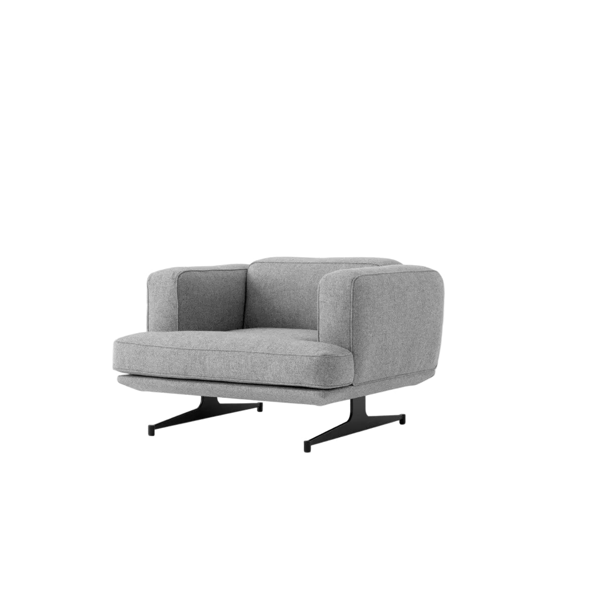 Inland AV21 Lounge Chair - Black legs