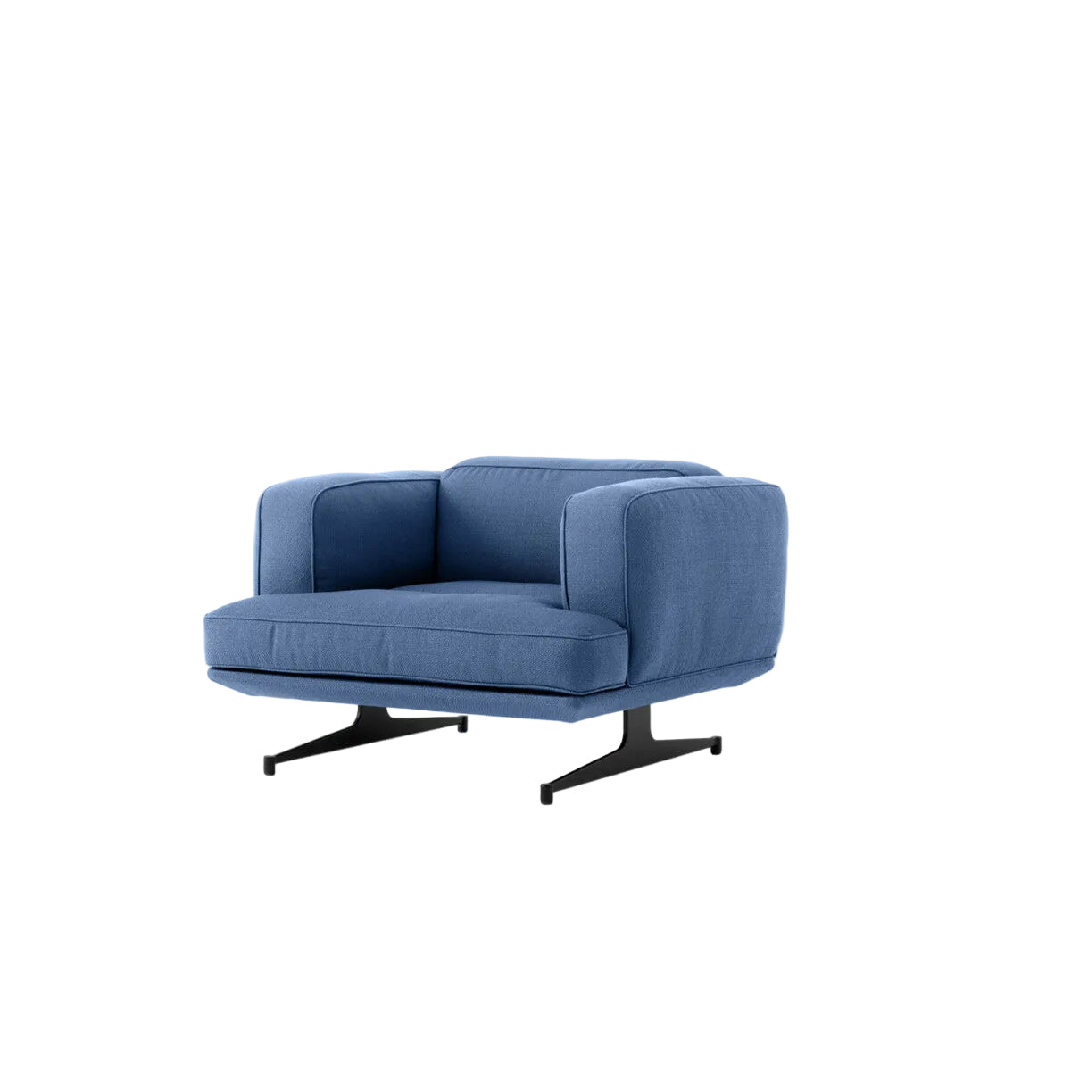 Inland AV21 Lounge Chair - Black legs