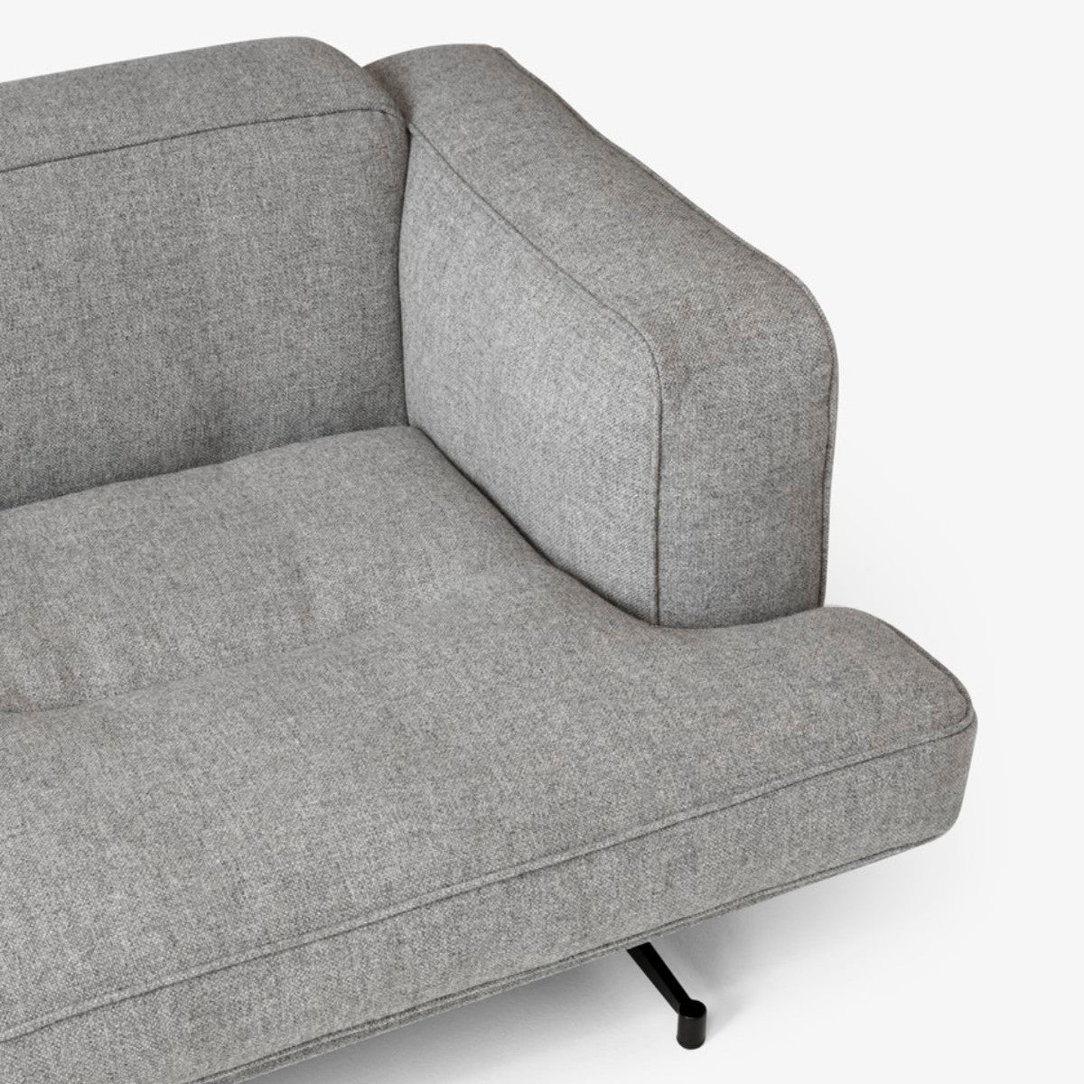 Inland AV22 Sofa - 2 seater - Black legs