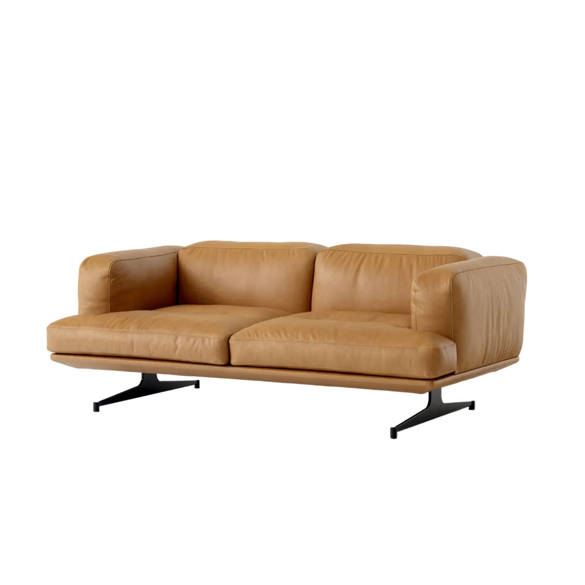 Inland AV22 Sofa - 2 seater - Black legs