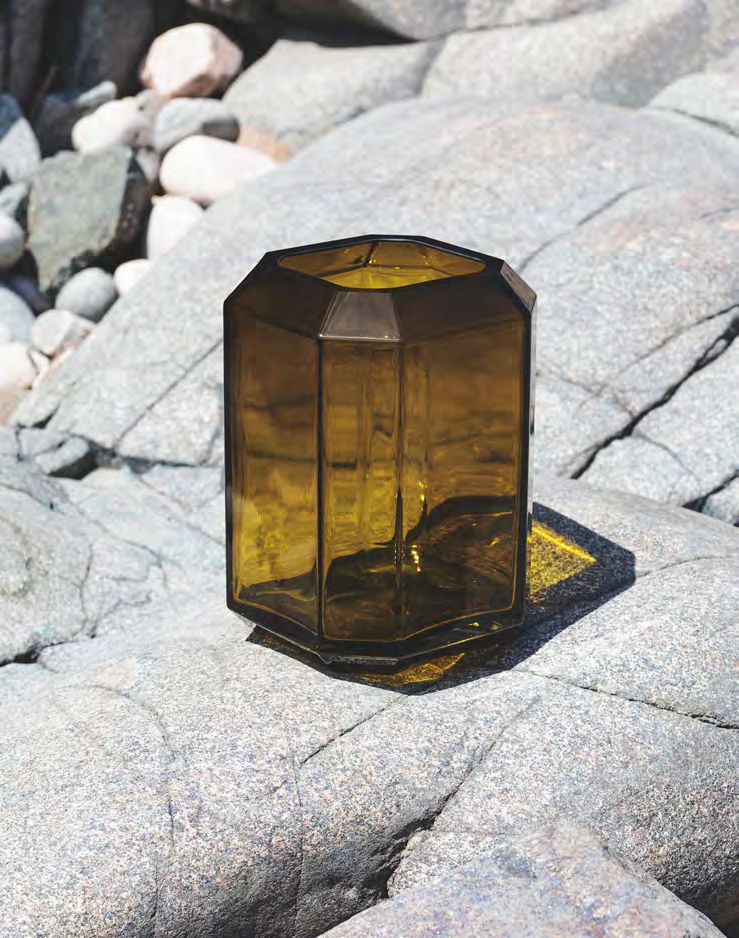 Jewel Vase Medium - Olive