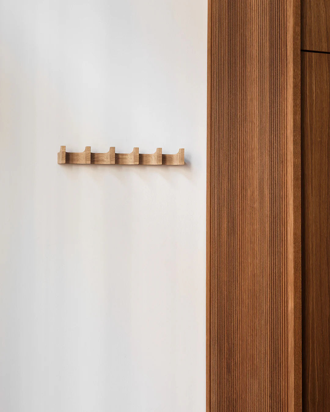 Column Coat Rack L, Light Oiled oak