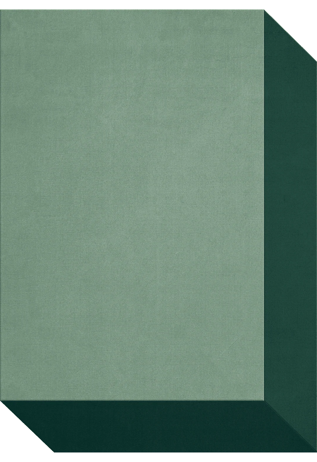 Teklan Box Wool Rug - Greens