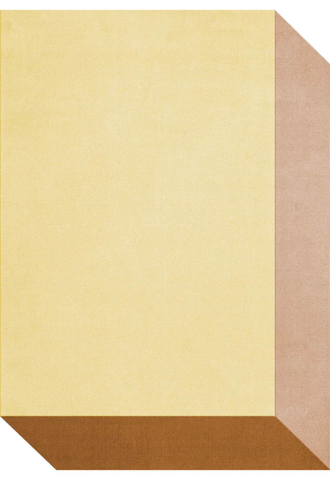 Teklan Box Wool Rug - Yellows