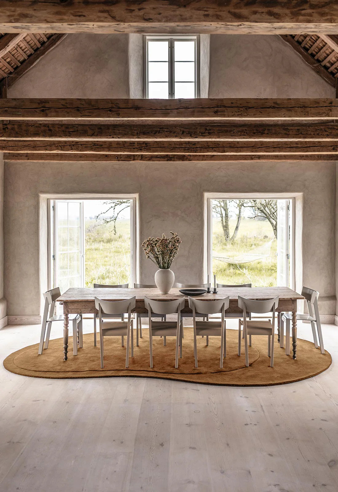 Residue Wool Rug - Dark Ochre