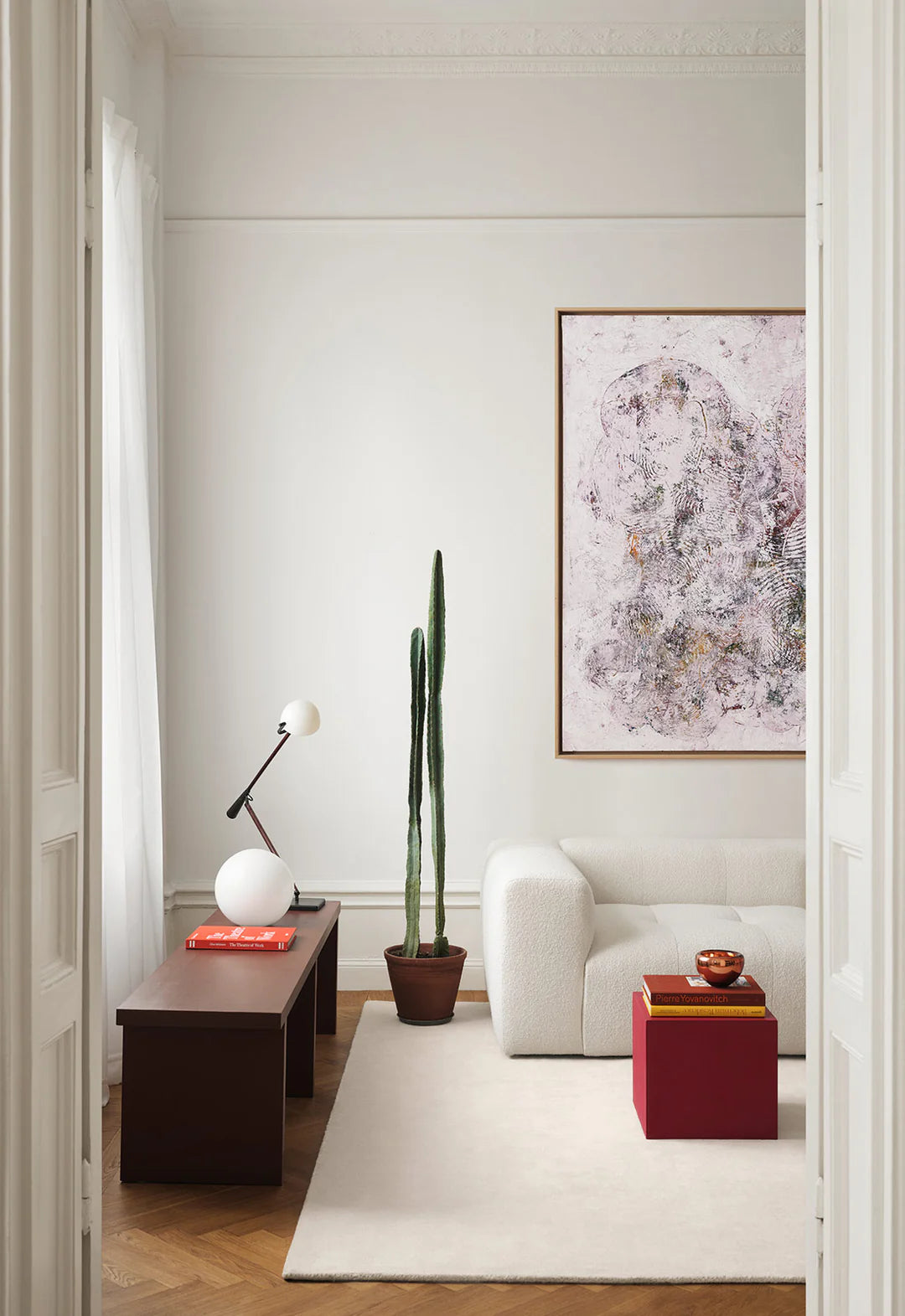 Solid Wool Rug - Bone White