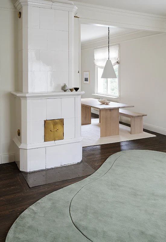 Residue Wool Rug - Sage