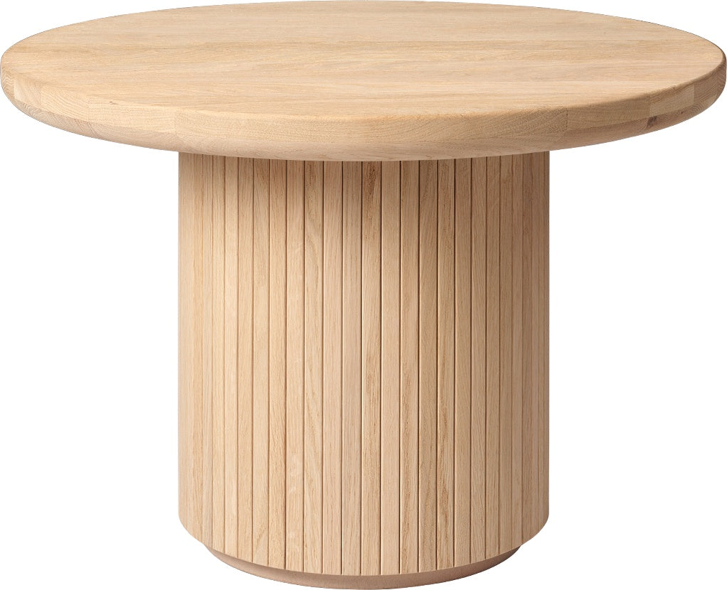 Moon Coffee Table Round - Solid Oak Soap Treated