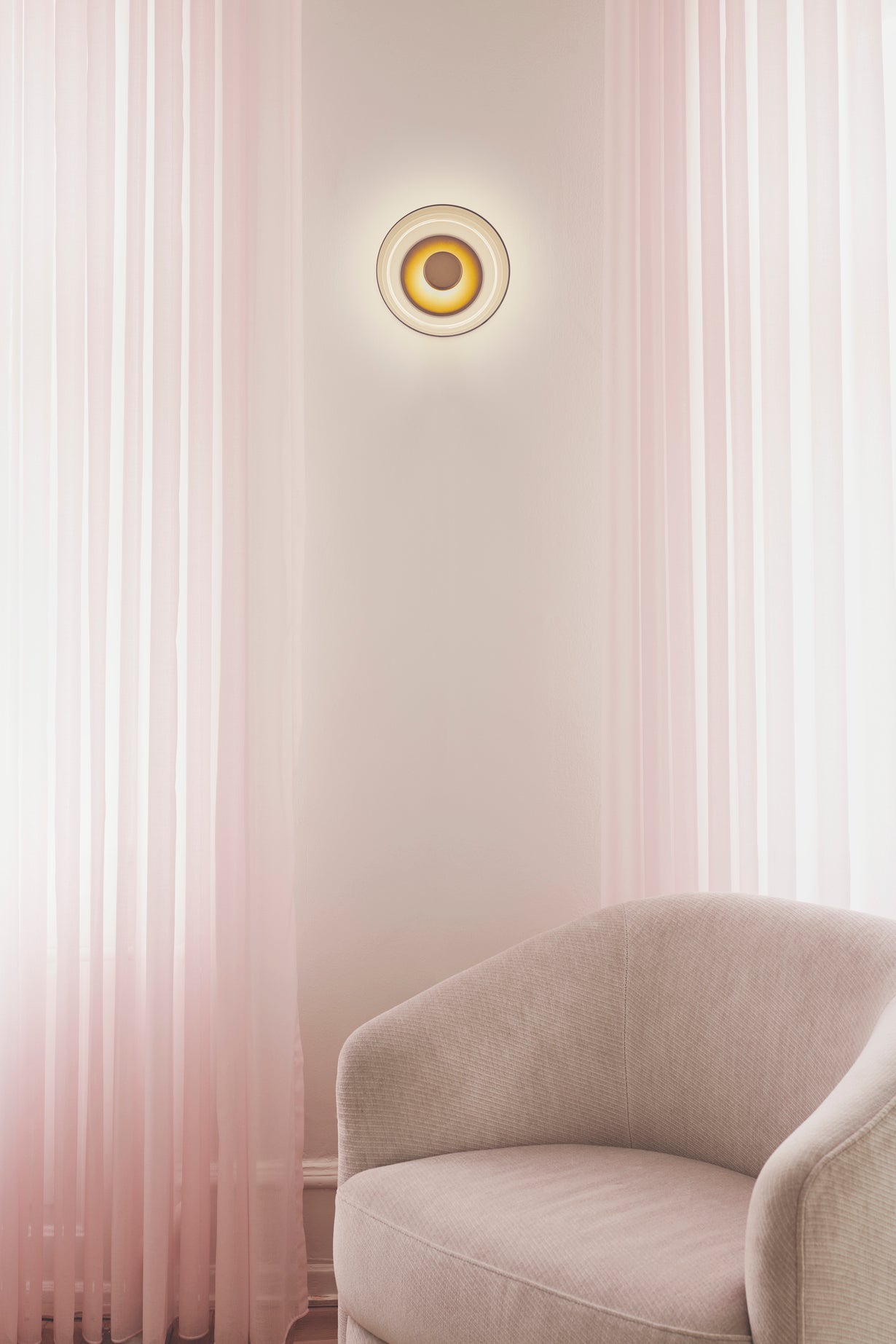 Blossi Wall / Ceiling Lamp - Nordic Gold / Clear