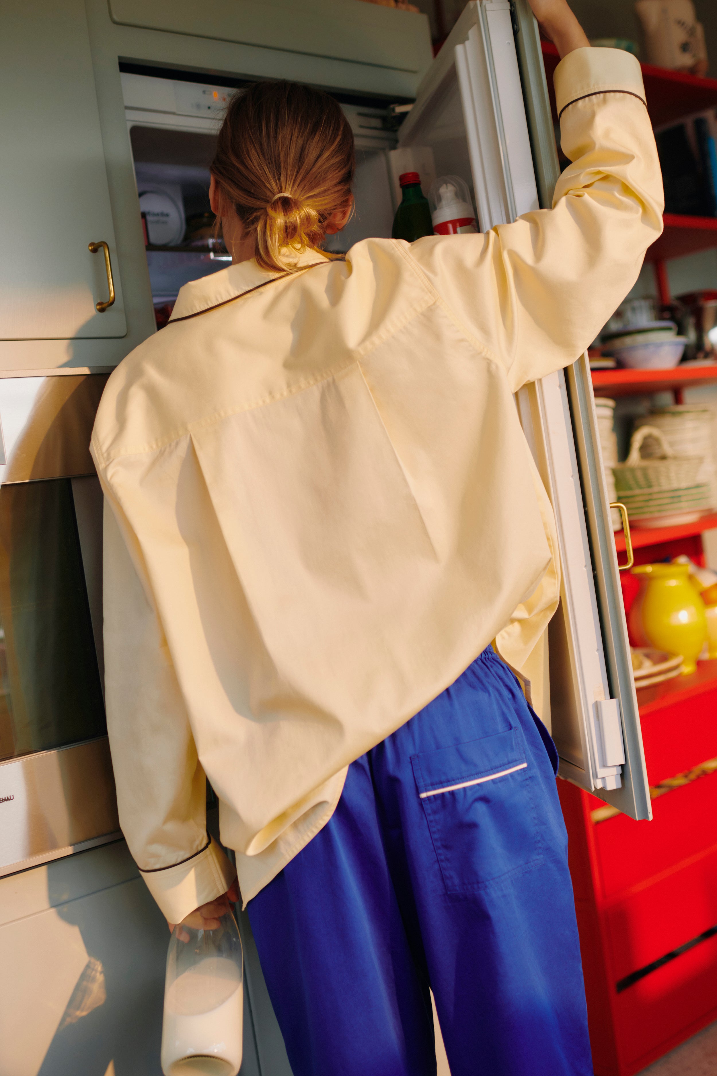 Outline Pyjama Trousers - Vivid Blue