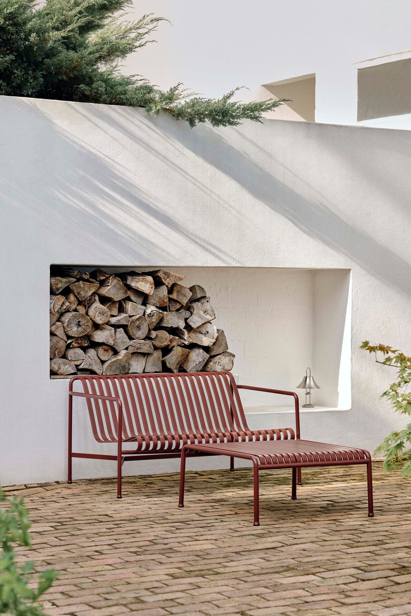 Palissade Low Table - Iron Red